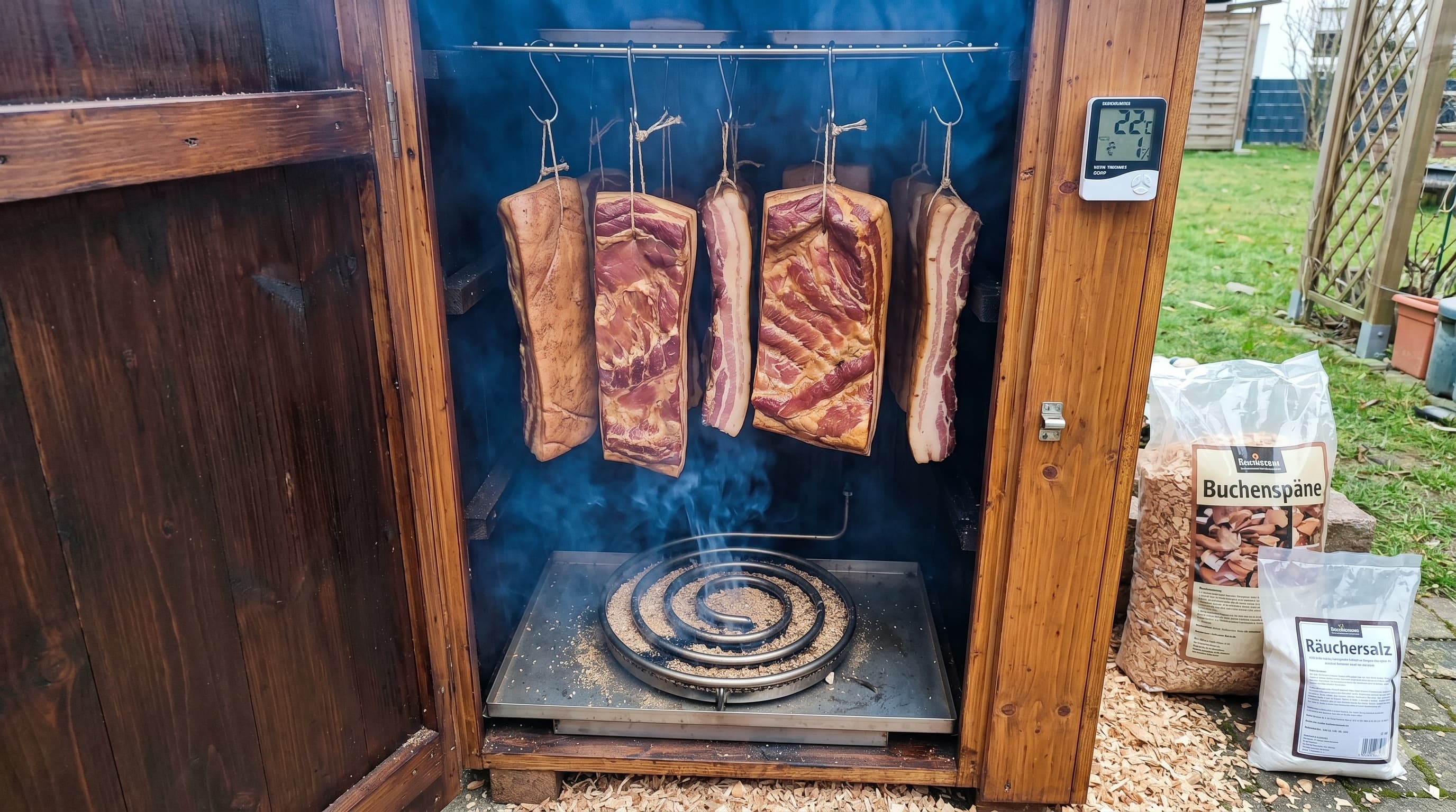 Hausgemachter Bacon (Bauchspeck)