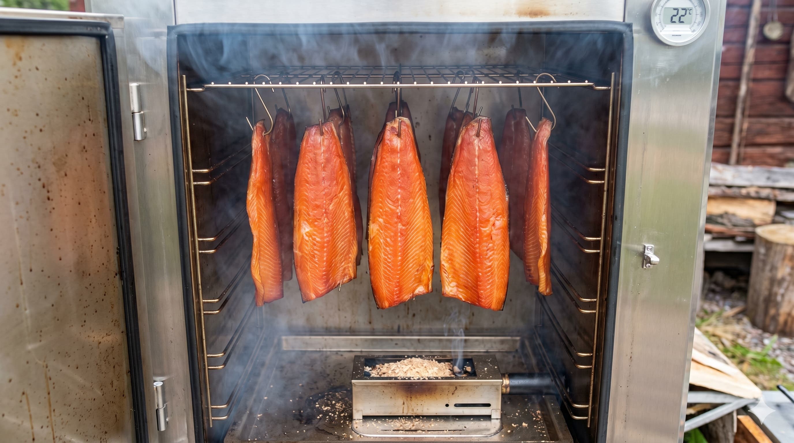 Kaltgeräucherter Lachs